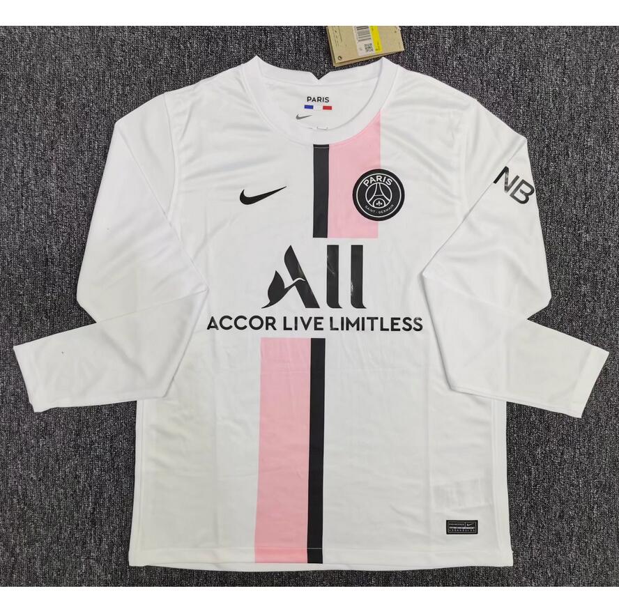 2021/22 PSG Long Sleeve Away Kit Soccer Jersey